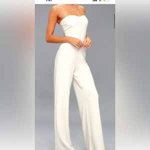 BLUSH BOUTIQUE WHITE JUMPSUIT
